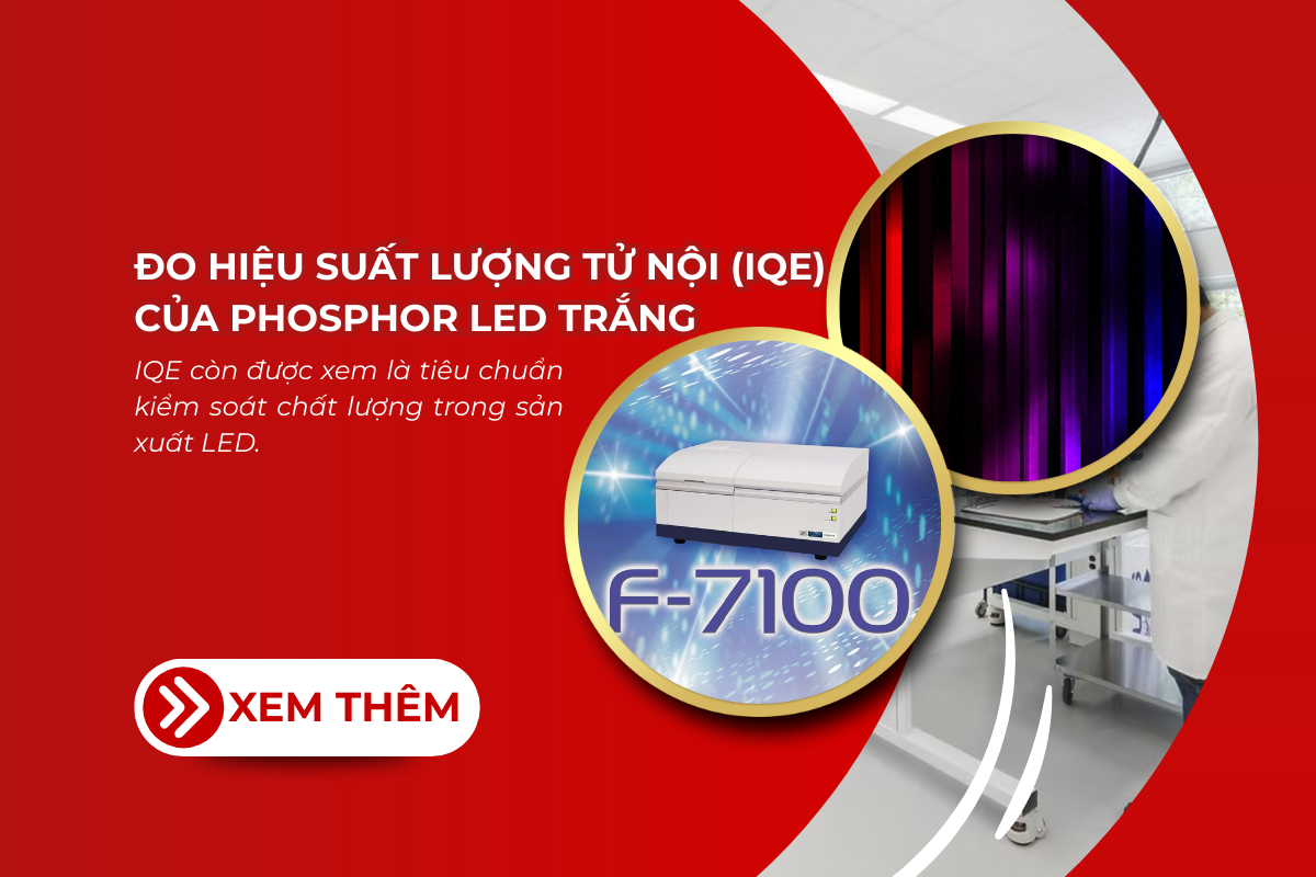 Đo hiệu suất lượng tử nội IQE của Phosphor LED trắng