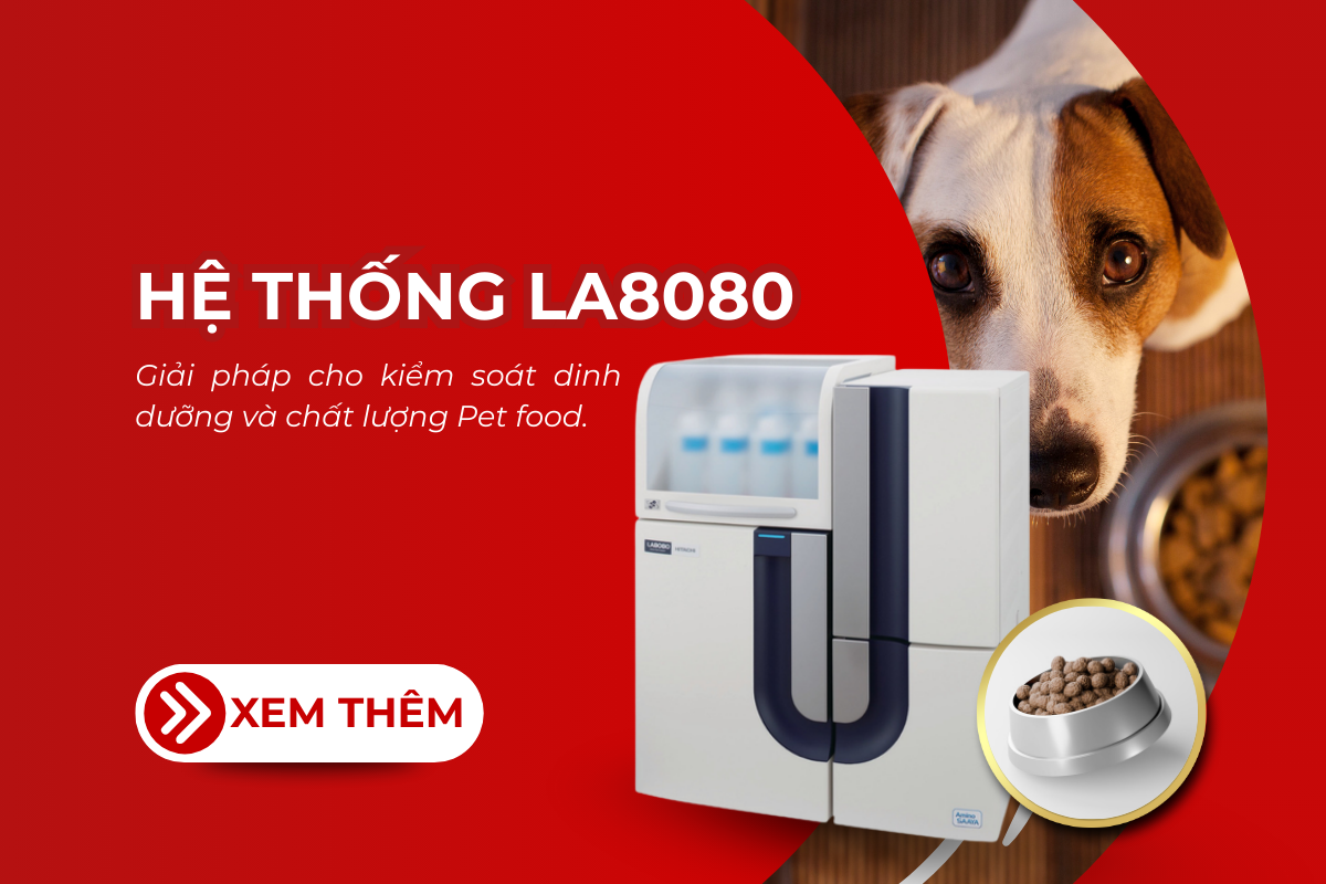 LA8080 - Giải phá cho kiểm soát chất lượng Pet food