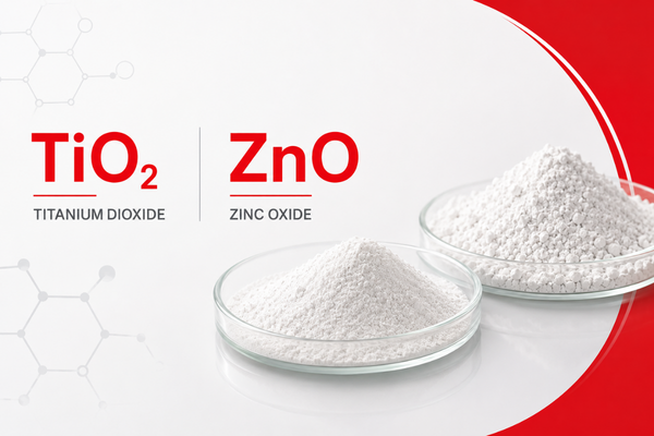 Titanium dioxide (TiO₂) và Zinc oxide (ZnO)