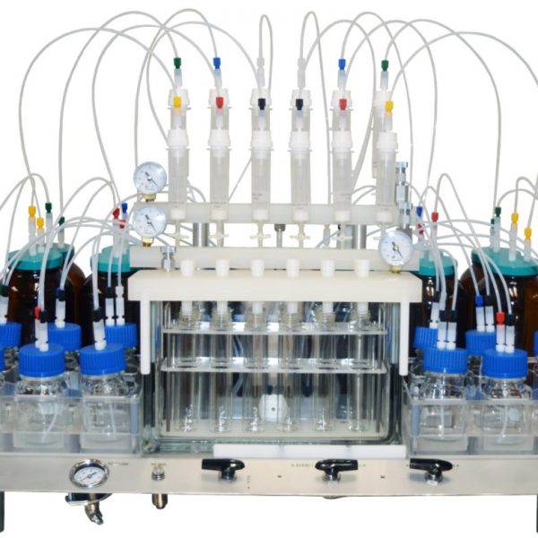 Bộ chiết pha rắn SPE 12 vị trí cho phân tích nước thải và nước