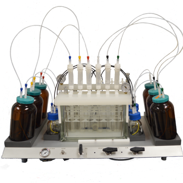 Bộ chiết pha rắn SPE 6 vị trí cho phân tích nước thải và nước