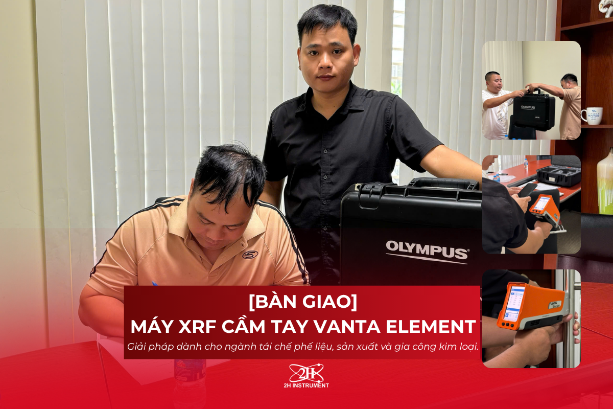 Bàn giao máy XRF cầm tay Vanta Element