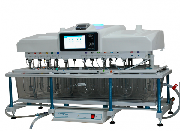 Máy Thử Độ Hòa Tan Trust E 14 GEN 2 lấy mẫu thủ công bằng xi lanh