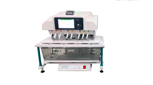Máy Thử Độ Hòa Tan Trust E 8 GEN 2 lấy mẫu thủ công bằng xi lanh