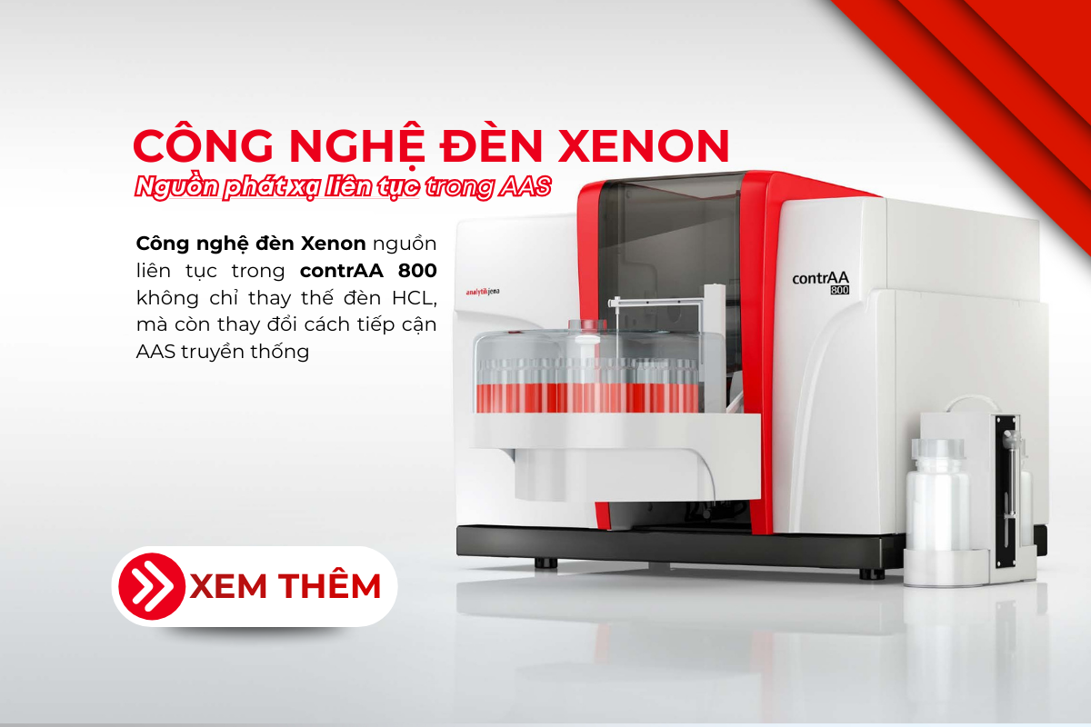 Công nghệ đèn Xenon nguồn phát xạ liên tục trong AAS
