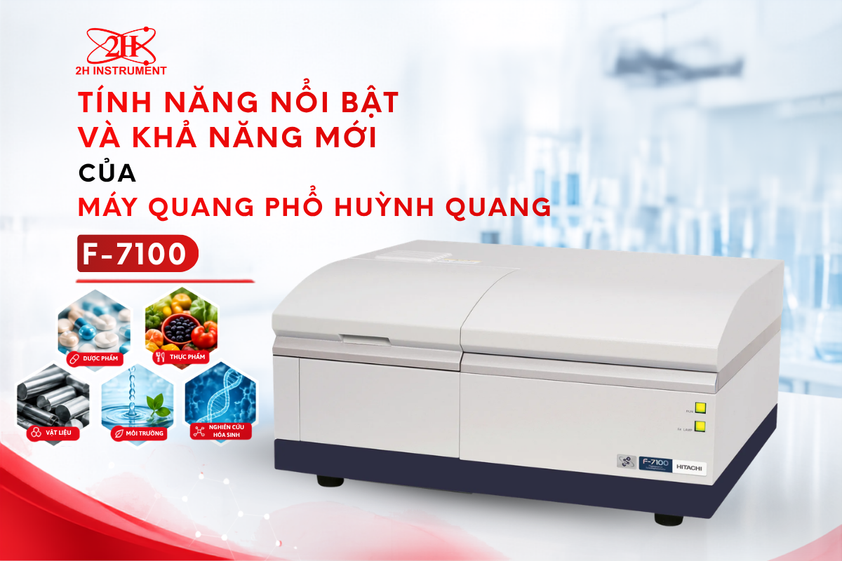 Tính năng nổi bật và khả năng mới của máy quang phổ huỳnh quang F-7100