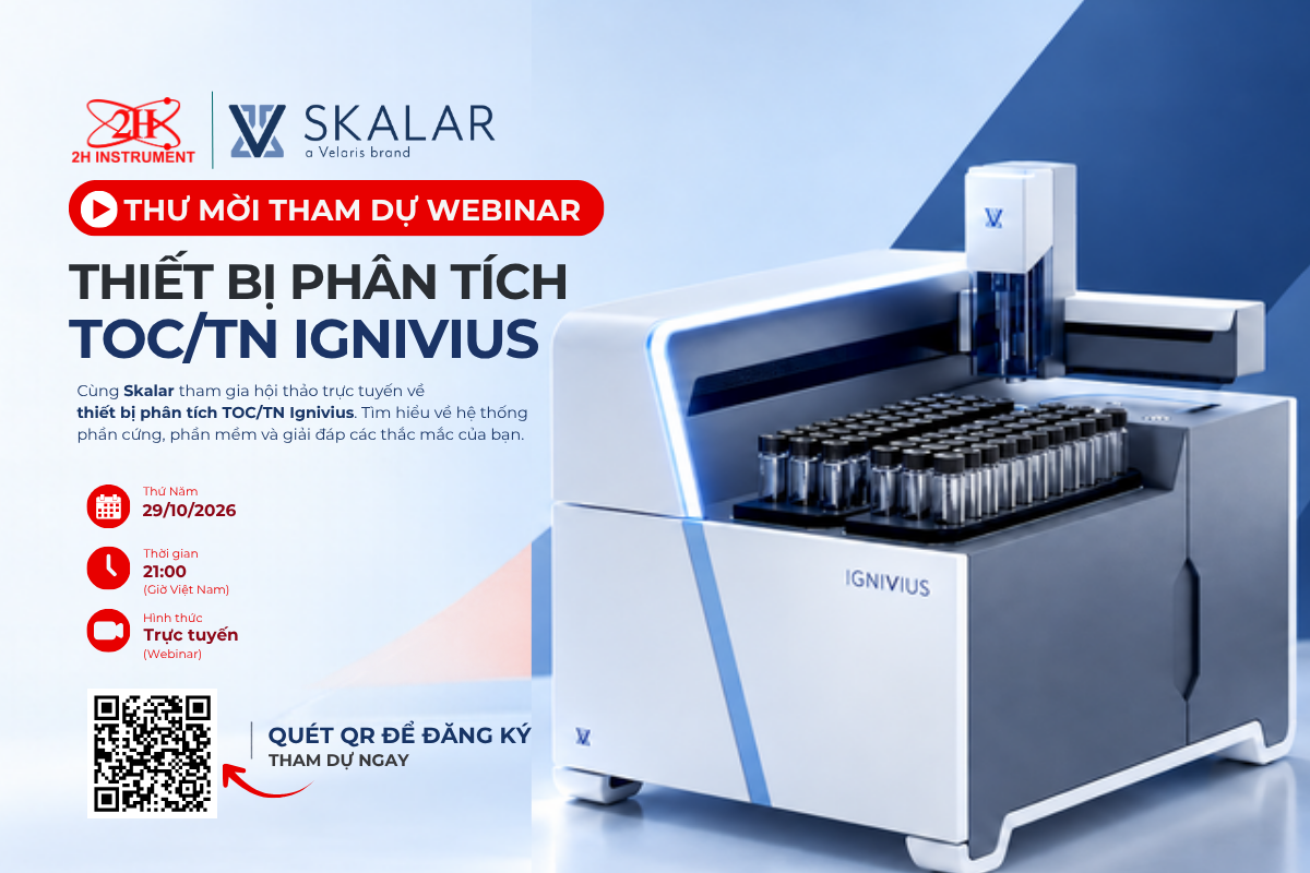 Tội thảo trực tuyến về thiết bị phân tích TOC/TN Ignivius